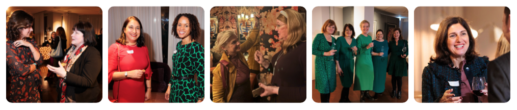 TGC members chatting at an event